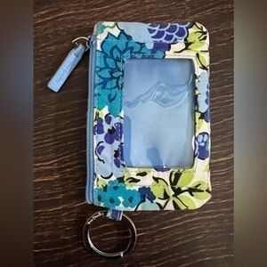 Vera Bradley ID pouch with key ring
